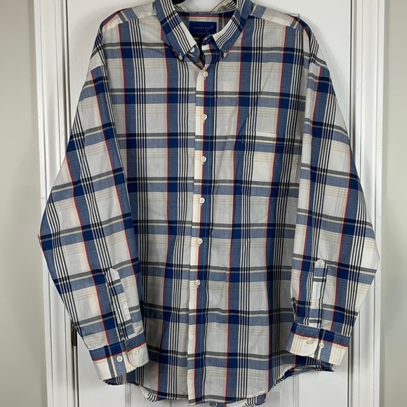 Towncraft Other - Town Craft wrinkle free mens button down shirt size XXL. Multi colored plaid